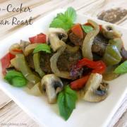 Slow-Cooker Italian Roast with Peppers in Au Jus (GF)