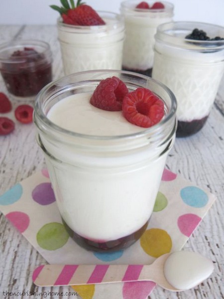 Healthy Homemade Fruit-on-the-Bottom Yogurt Cups