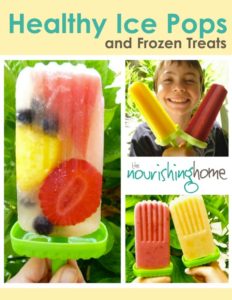 Discover my top 10 tips for making healthy homemade frozen pops and also get a free copy of my popular eBook, Healthy Ice Pops & Frozen Treats!
