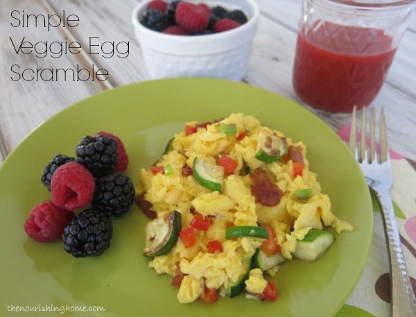 How To Make Perfect Scrambled Eggs And Veggie Egg Scrambles The Nourishing Home