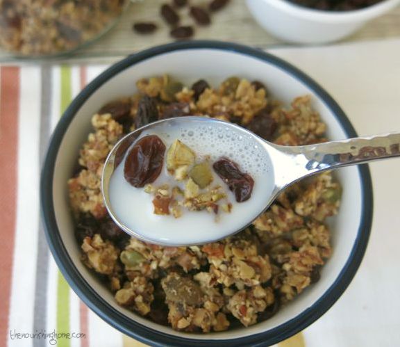 This delightful fall-inspired pumpkin spice granola is not only gluten-free and grain-free – it’s also dairy-free and egg-free as well.