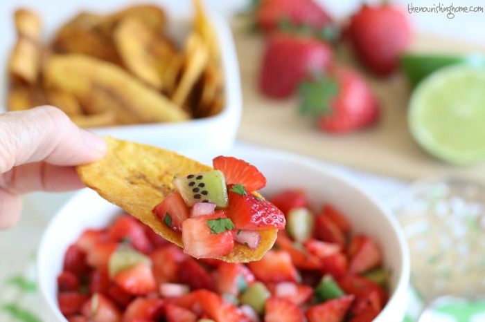 This scrumptious Fresh Strawberry Salsa is the perfect balance of sweet and spicy. Plus, it comes together in less than 10 minutes!