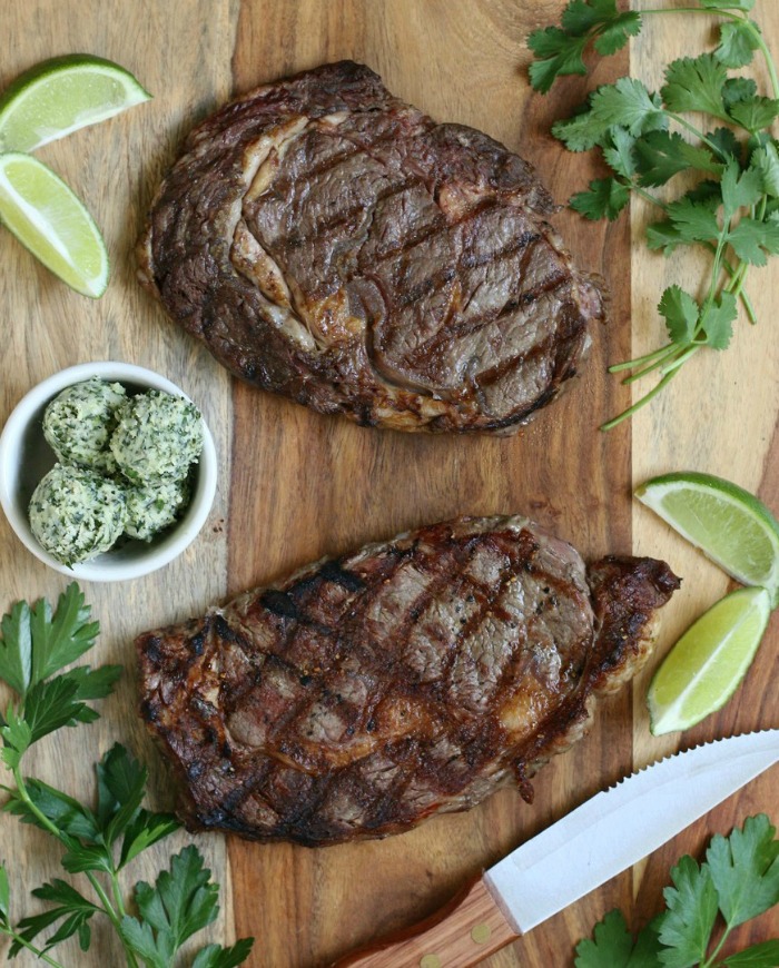 This Grilled Ribeye Steak with Cilantro Lime Chimichurri only takes 30-minutes to make, and will have everyone raving about it with each delicious bite! Bonus points for being a delicious option for Whole30!